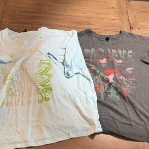 Wild Fable Short Sleeve Tees - Light Blue and Gray
